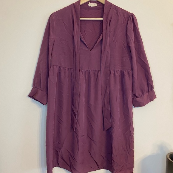 Urban Outfitters Mauve Long Sleeve Dress - Picture 3 of 5
